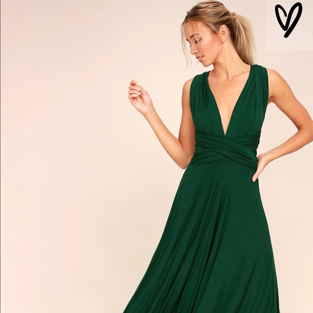 Lulus Tricks of the Trade Dress in Green